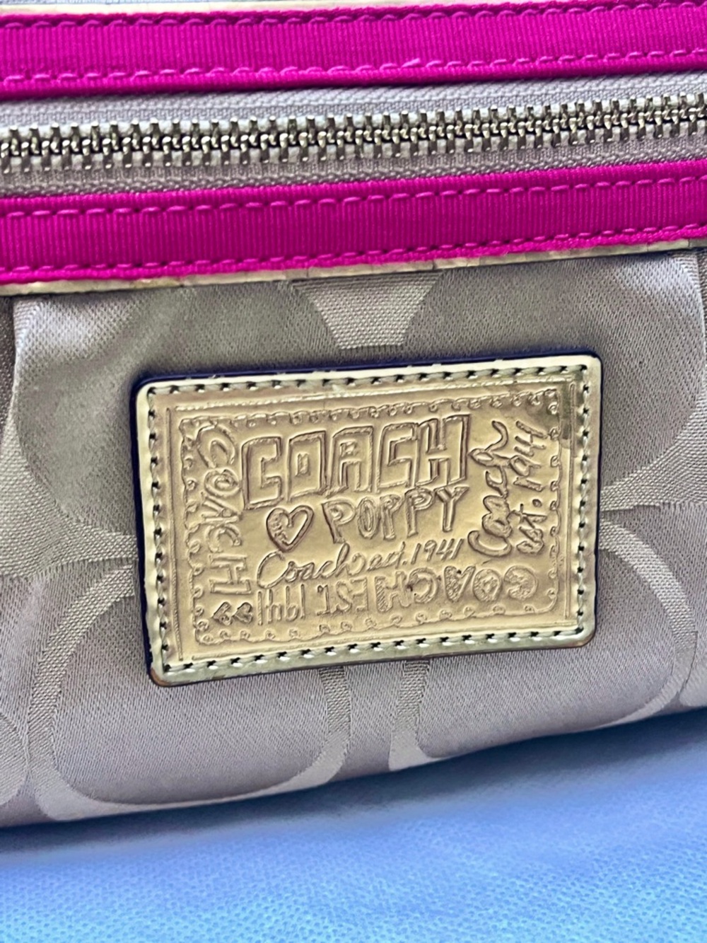 Coach Poppy Signature Hobo Bag - Picture 2 of 14